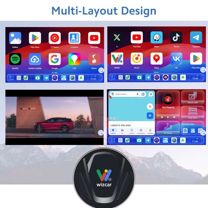 WIZCAR M3 Pro - авто Android приставка 8/128 для VW ID.4 ID.6