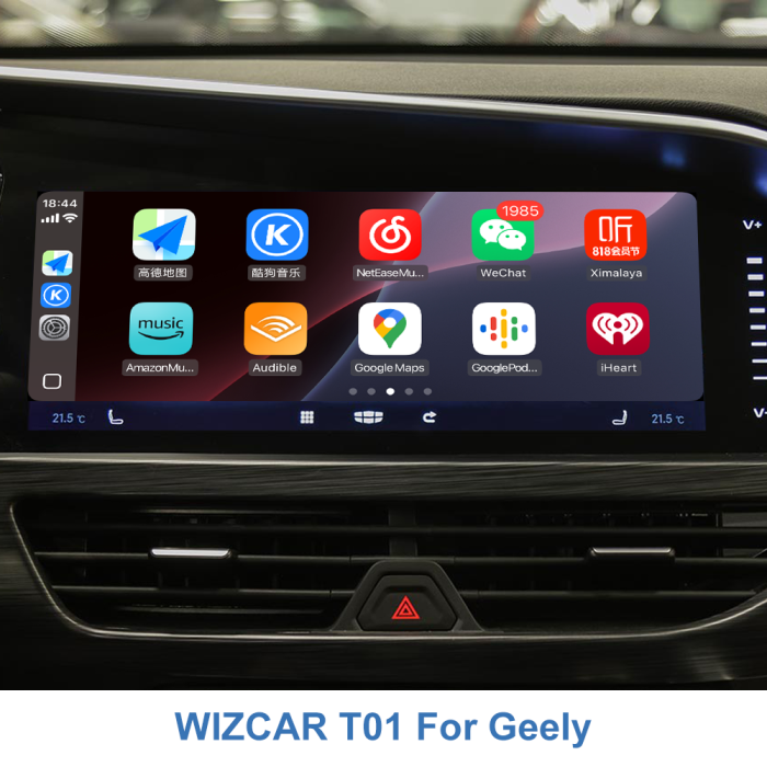 Авто адаптер WIZCAR T01 - CarPlay через CarbitLink для Geely Atlas Pro