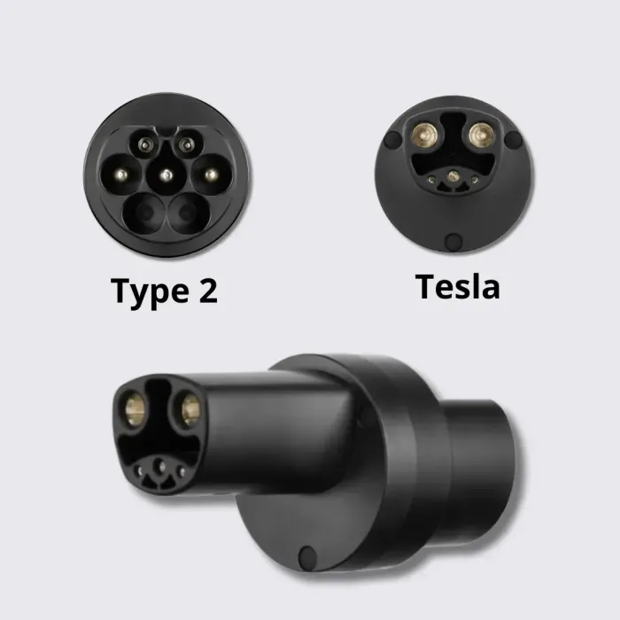 Перехідник Type 2 на Tesla