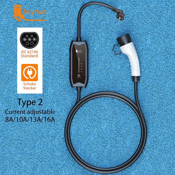 Зарядка для електромобіля Feyree 3.5кВт 16A Type2