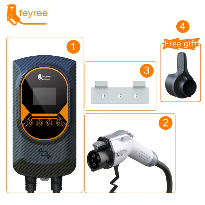Зарядна станція для електромобіля Feyree 7кВт 32A Type1