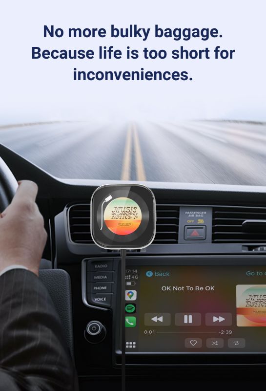 Адаптер для бездротового Apple CarPlay - Ottocast CarplayClip