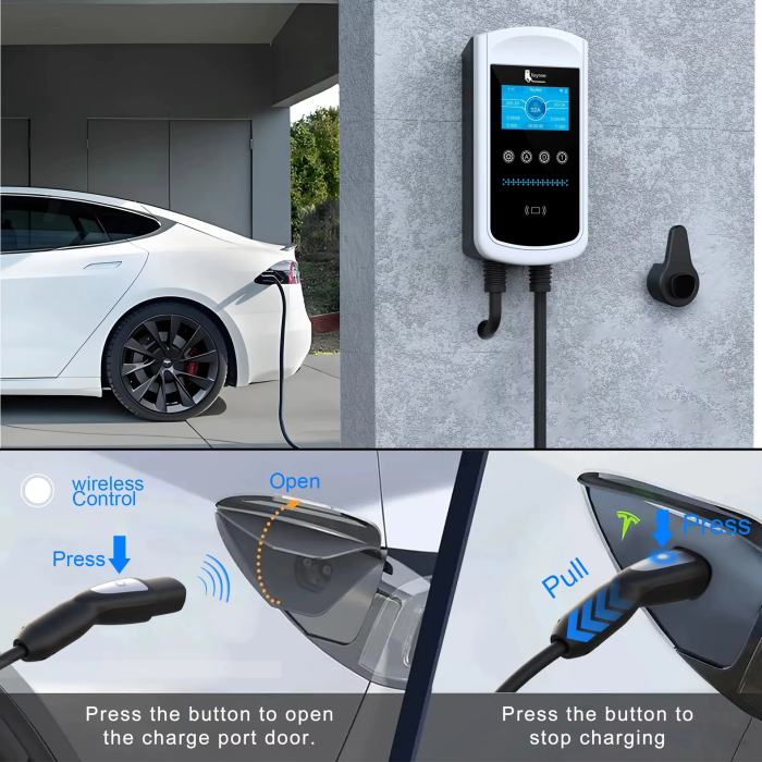 Зарядна станція для електромобіля Feyree 7кВт 32A Tesla