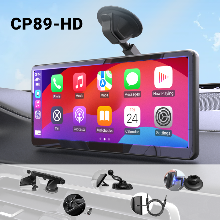 Авто екран MINIX CP89-HD Apple CarPlay & Android Auto