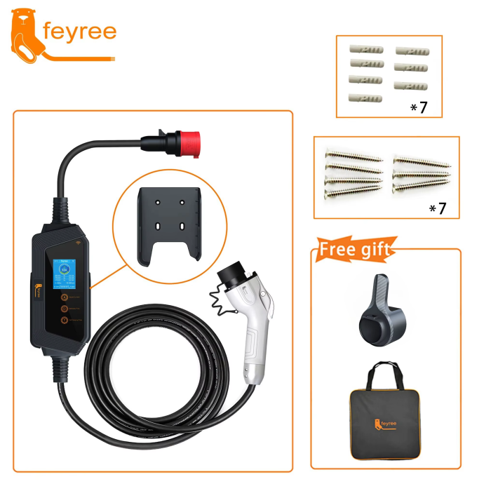 Зарядка для електромобіля Feyree 22кВт 32A GB/T