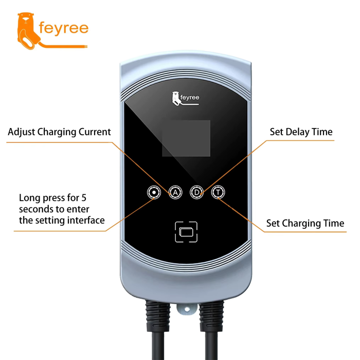 Зарядна станція для електромобіля Feyree 12кВт 50A Type1