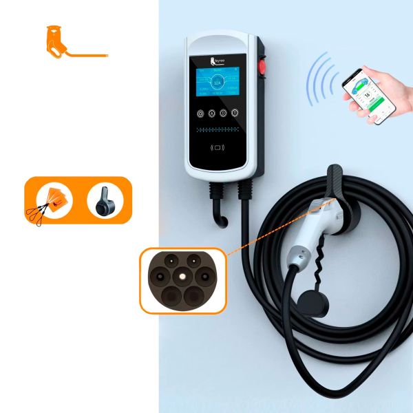 Зарядна станція для електромобіля Feyree 7кВт 32A GB/T