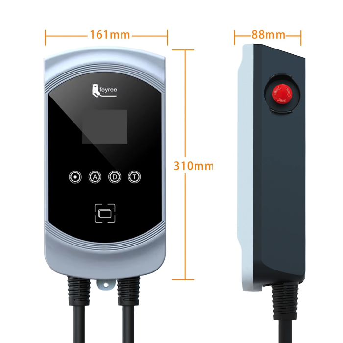 Зарядна станція для електромобіля Feyree 3 фази 22кВт 32A GB/T
