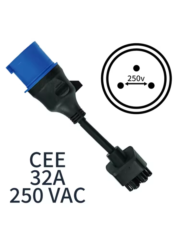 Перехідник Tesla зарядка 32A (хвіст)