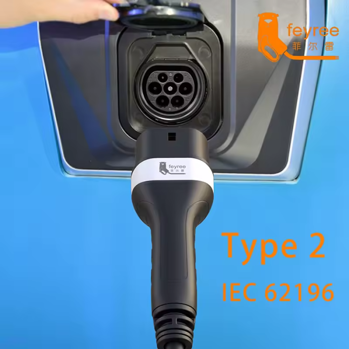 Конектор  для електромобіля Feyree 22кВт Type2