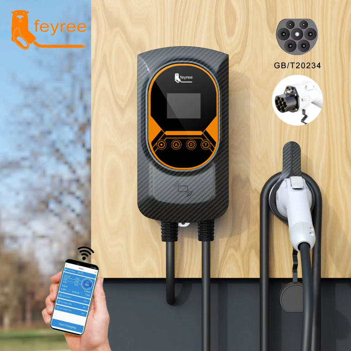 Зарядна станція для електромобіля Feyree 7кВт 32A GB/T