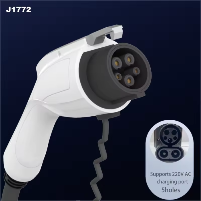 Зарядна станція для електромобіля JIGU Type1 7 кВт 32А | 1-фазна з Wi-Fi керуванням через свій додаток