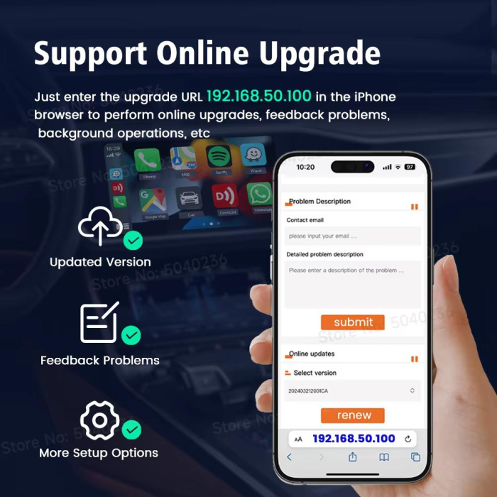 Адаптер Carplay Mini v5.0 CarlinKit